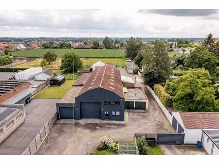 opslagplaats met bureelruimte te huur in aarsele