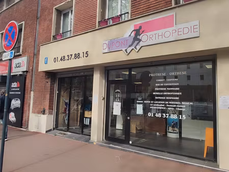 achat local commercial 122m² le bourget 93350