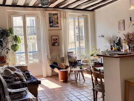 achat appartement 2 pièces 44m² paris 3ème