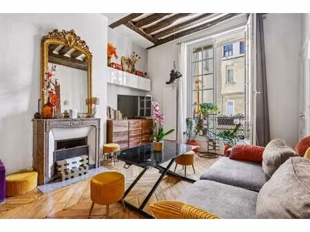 achat appartement 2 pièces 40m² paris 4ème