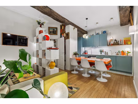 achat appartement 2 pièces 48m² paris 4ème