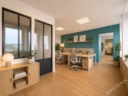 agen hyper centre - local professionnel rénové et lumineux de 70 m² avec deux emplacements