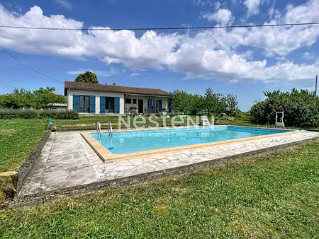 maison de plain pied  4 chambres à lannes - grand terrain dépendance et piscine