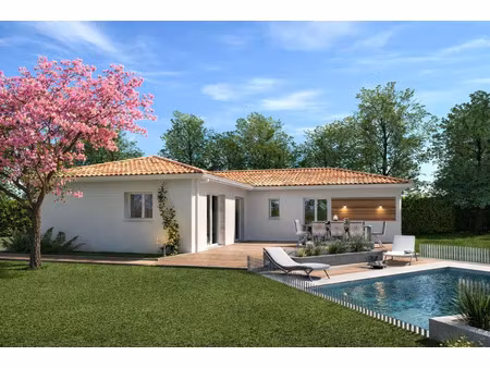 vente maison à construire 90 m² salles (33770)