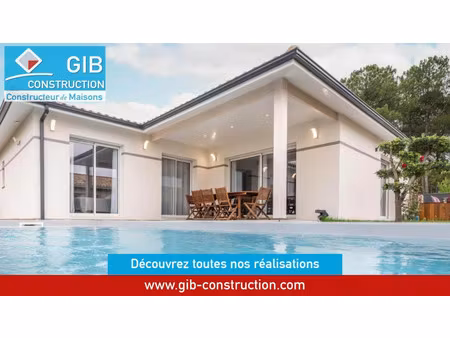 vente terrain à construire 356 m² belin-béliet (33830)