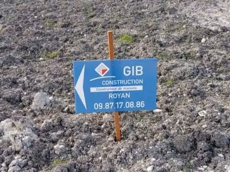 vente terrain à construire 328 m² médis (17600)