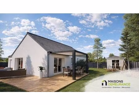 terrain avec maison neuve à vendre