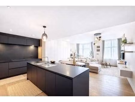 cinquantenaire  appt meublé 2ch + terrasse + pkg - peb c
