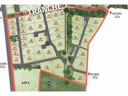 terrain constructible à vendre
