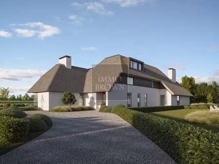 villa neuve à vendre au zoute oosthoek avec prairies