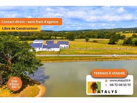 terrain constructible viabilisé à vendre