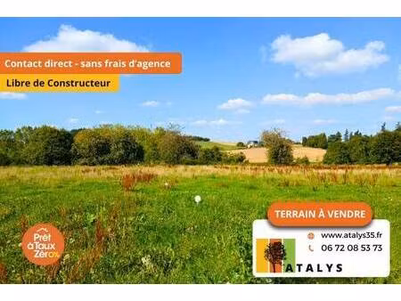 terrain constructible viabilisé à vendre