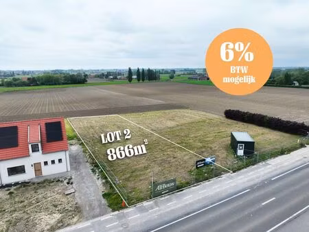 bouwgrond met nieuwbouw te koop à tielt à partir de € 181.000 (10054no) - all-bouw | zimmo