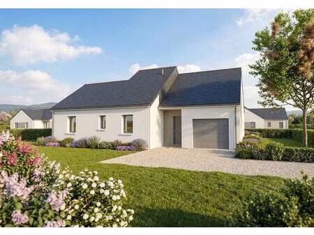 terrain avec maison neuve à vendre