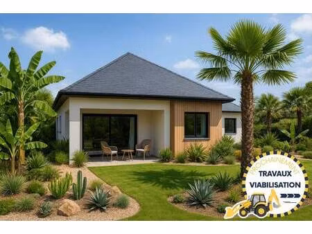 terrain avec maison neuve à vendre