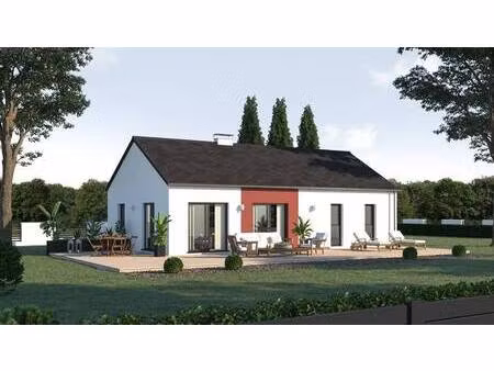 terrain avec maison neuve à vendre