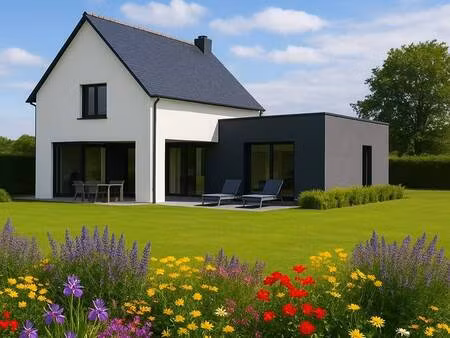 terrain avec maison neuve à vendre