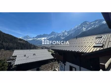 appartement rénové avec vue panoramique sur le mont blanc