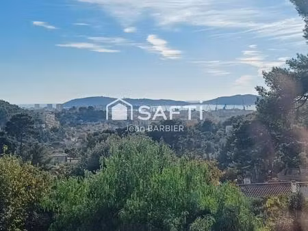 toulon ouest  secteur des 4 chemins des routes. terrain a bâtir de 720 m² environ