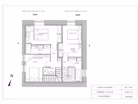 vente duplex 3 pièces 74 m² à vandeins (01660)  105 000 €