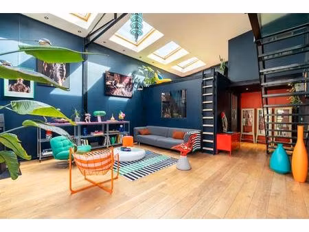 endor — loft 120 m² avec terrasse 50 m² · ancien entrepôt sncf · argenteuil