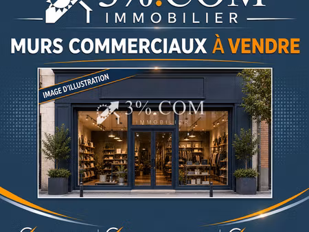 commerce avec double orientation et terrain constructible