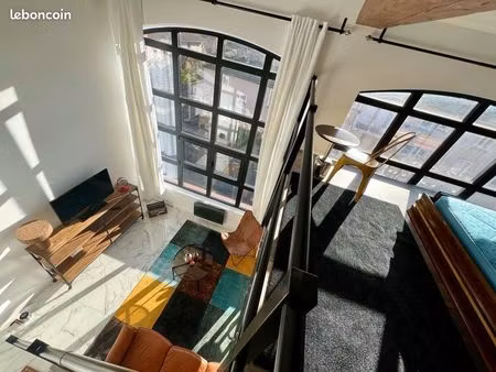 appartement meublé style industriel refait a neuf