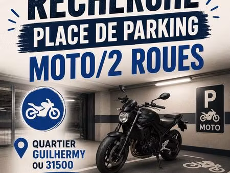recherche - place de parking moto
