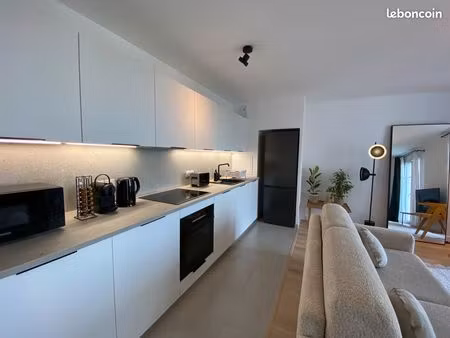 grand f2 49m2  parking  terrasse