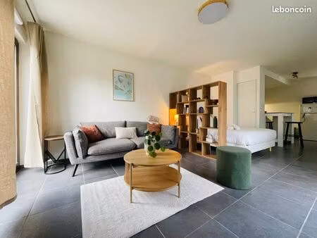 studio meublé 41 m² – corzent / thonon-les-bains – tout équipé