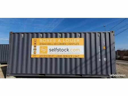 box de stockage en conteneur - 3 à 14 m2 - accès 24/24 - sécurisé