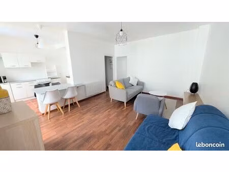 grand t2 bis meublé lumineux | tout inclus (internet fibre/eau) | recouvrance  brest