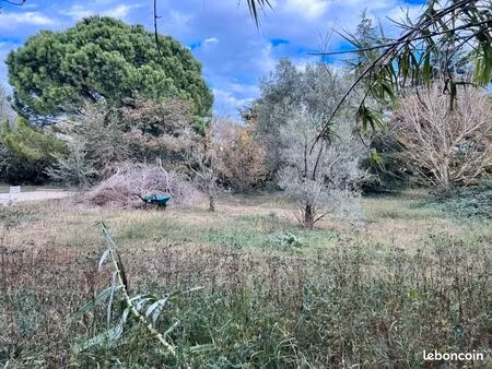 terrain 400 m² fos sur mer
