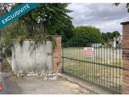 toulouse terrain 604m2 viabilisé et constructible