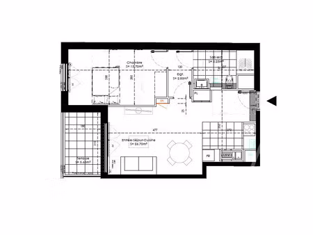 vente parking 48.5 m² à sainte-genevieve-des-bois (91700)  235 300 €
