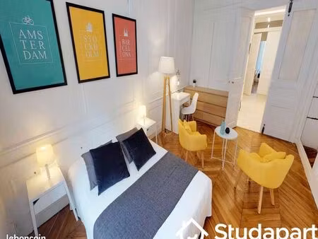 chambre 1 pièce 11 m²