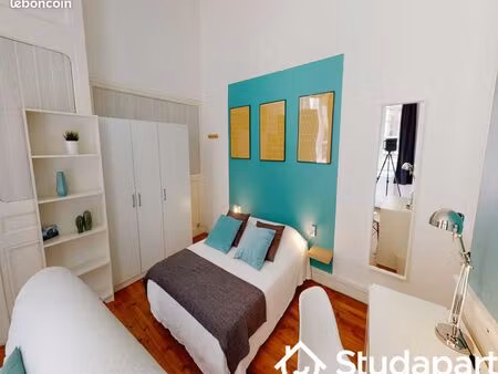 chambre 1 pièce 15 m²