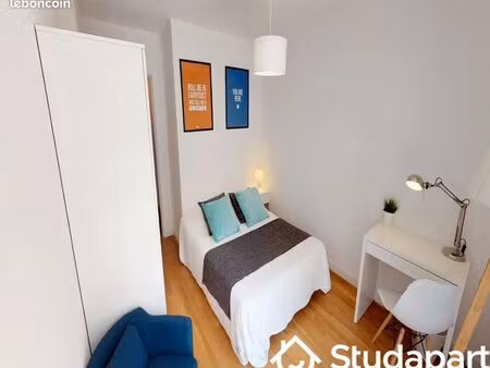 chambre 1 pièce 9 m²