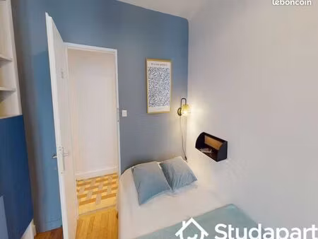 chambre 1 pièce 14 m²