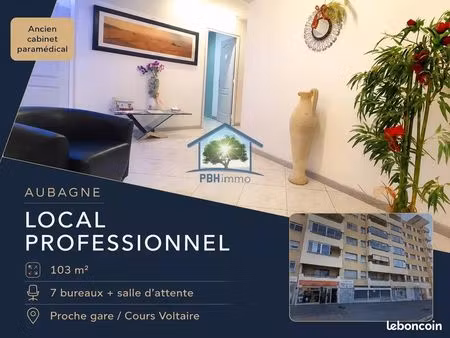bureaux  informatique 101 m² aubagne