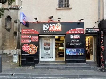 vente de fond de commerce pizzeria marseille 14e