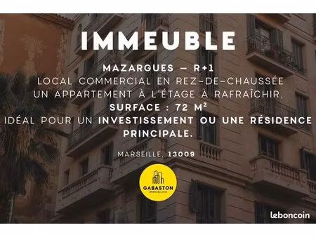 local commercial 72 m² marseille 9ème