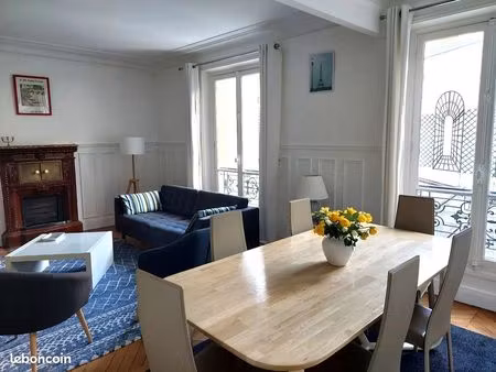 appartement meublé  3 chambres  100m²  17ème paris