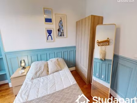 chambre 1 pièce 13 m²