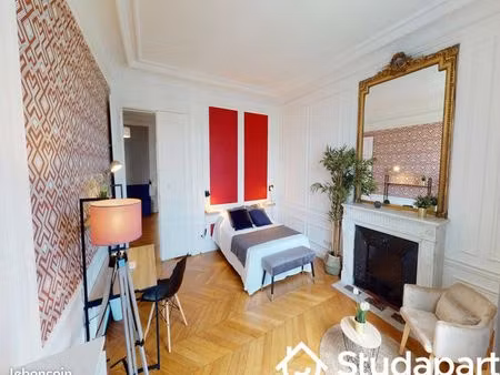 chambre 1 pièce 13 m²