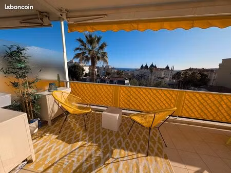 cimiez – vue mer et palais – 100 m² - lumineux
