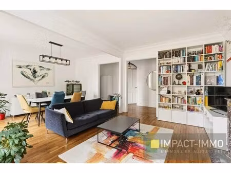 appartement 4 pièces 83m² à bécon - charme de l'ancien proche du parc de bécon