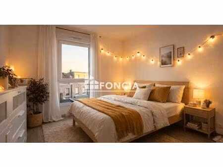 loos appartement type 2 avec un grand balcon et un stationnement en résidence récente
