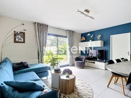appartement meublé en rdj - rillieux la pape 3 pièces 67.24 m2 + parking
