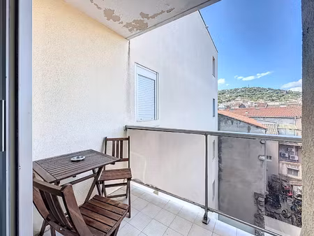 vente appartement 1 pièce 17 m² sète (34200)